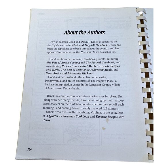 Fix-It And Forget-It Recipes For Entertaining Spiral Cookbook - Picture 3 of 7